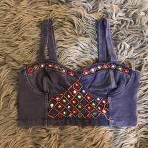 Urban Outfitters gypsy crop top